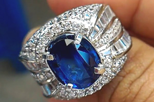 Khasiat Batu Akik Blue Safir